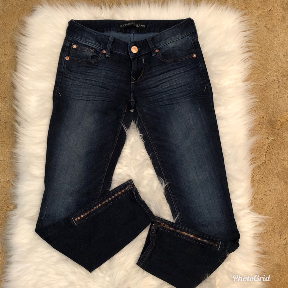 Express ankle leggings size: 0 reg